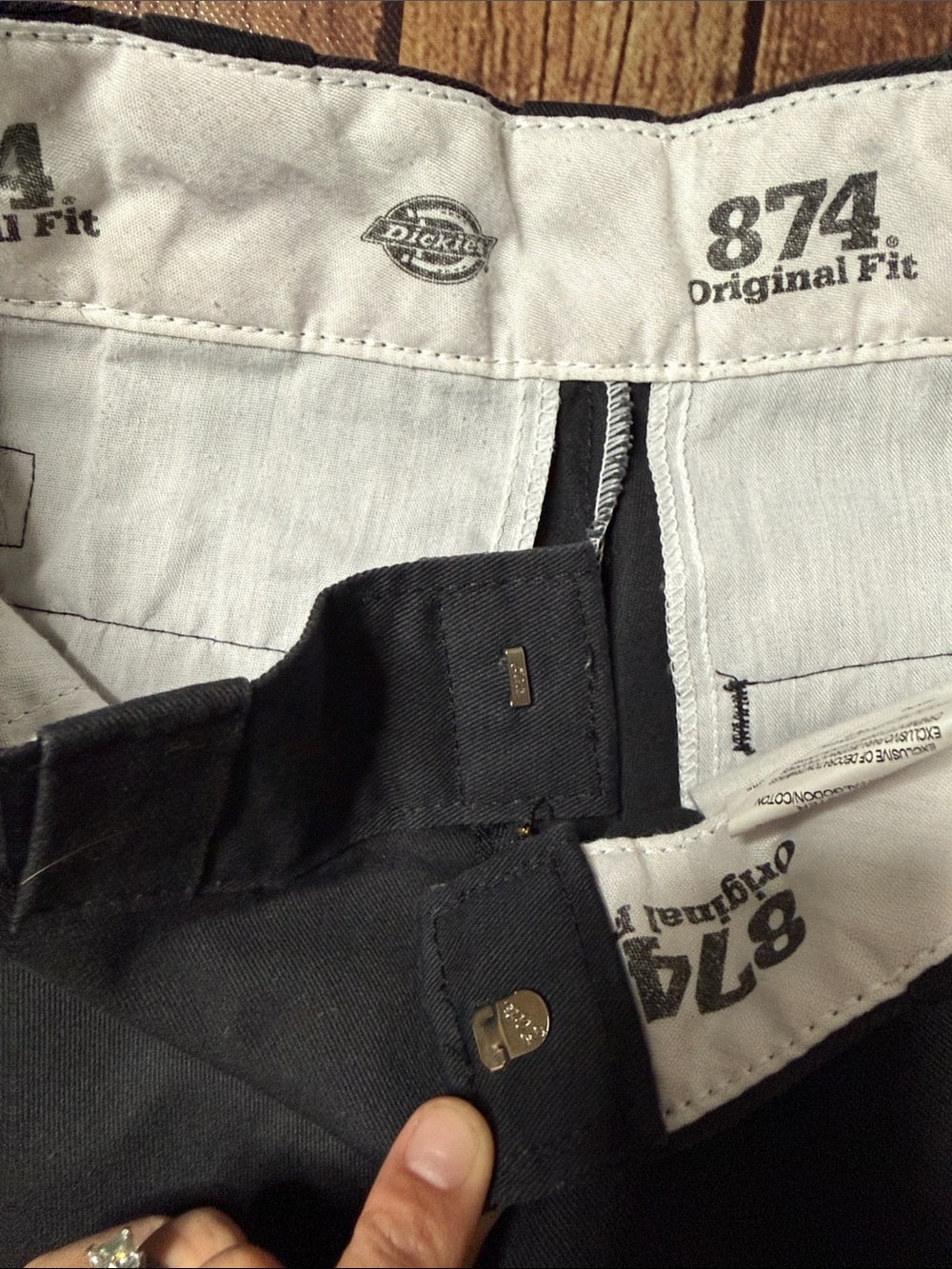 DICKIES ✨Like New✨ Black 847 Original fit Straight-Leg Chinos - Picture 2 of 10